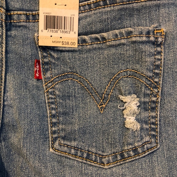 Levi’s Jeans Bermuda Shorts, Kid’s Size 12 Reg - Picture 4 of 9